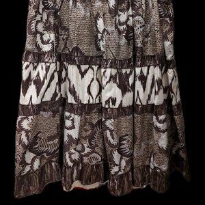 Boho tiered silk mix skirt - Chicos